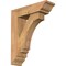 Ekena Millwork Imperial Traditional Smooth Bracket w/ Offset Brace, Western Red Cedar, 5 1/2"W x 18"D x 22"H BKT0604X18X22IMP01SWR - alternate 1